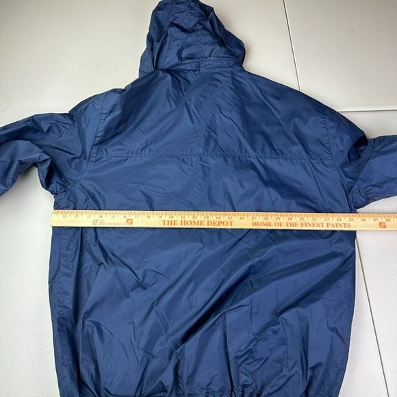 Gap Full Zip Windbreaker Jacket Navy Blue Size XL Rain Jacket‎ - Picture 9 of 11
